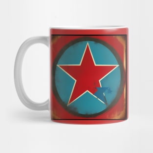 Distressed Star Vintage Mug